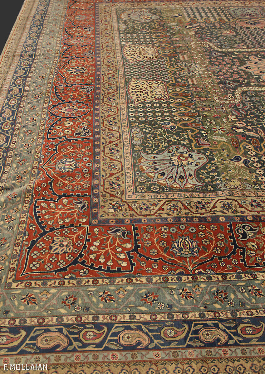 Teppich Persischer Antiker Tabriz n°:20796096